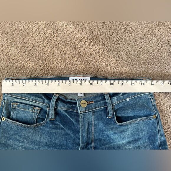FRAME Le Garcon Denim Jeans Berkley Square Size 24 - Picture 7 of 11